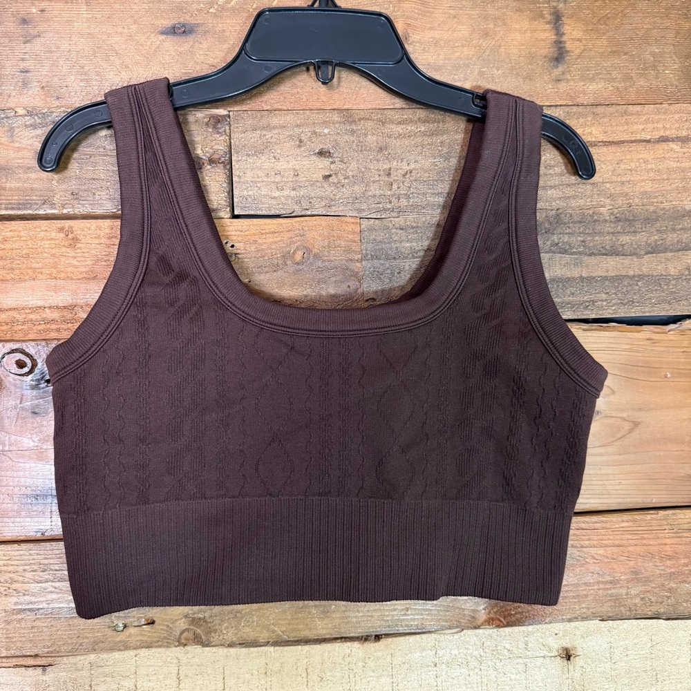 JoyLab Brown Leggings and Top Set - Picture 5 of 7
